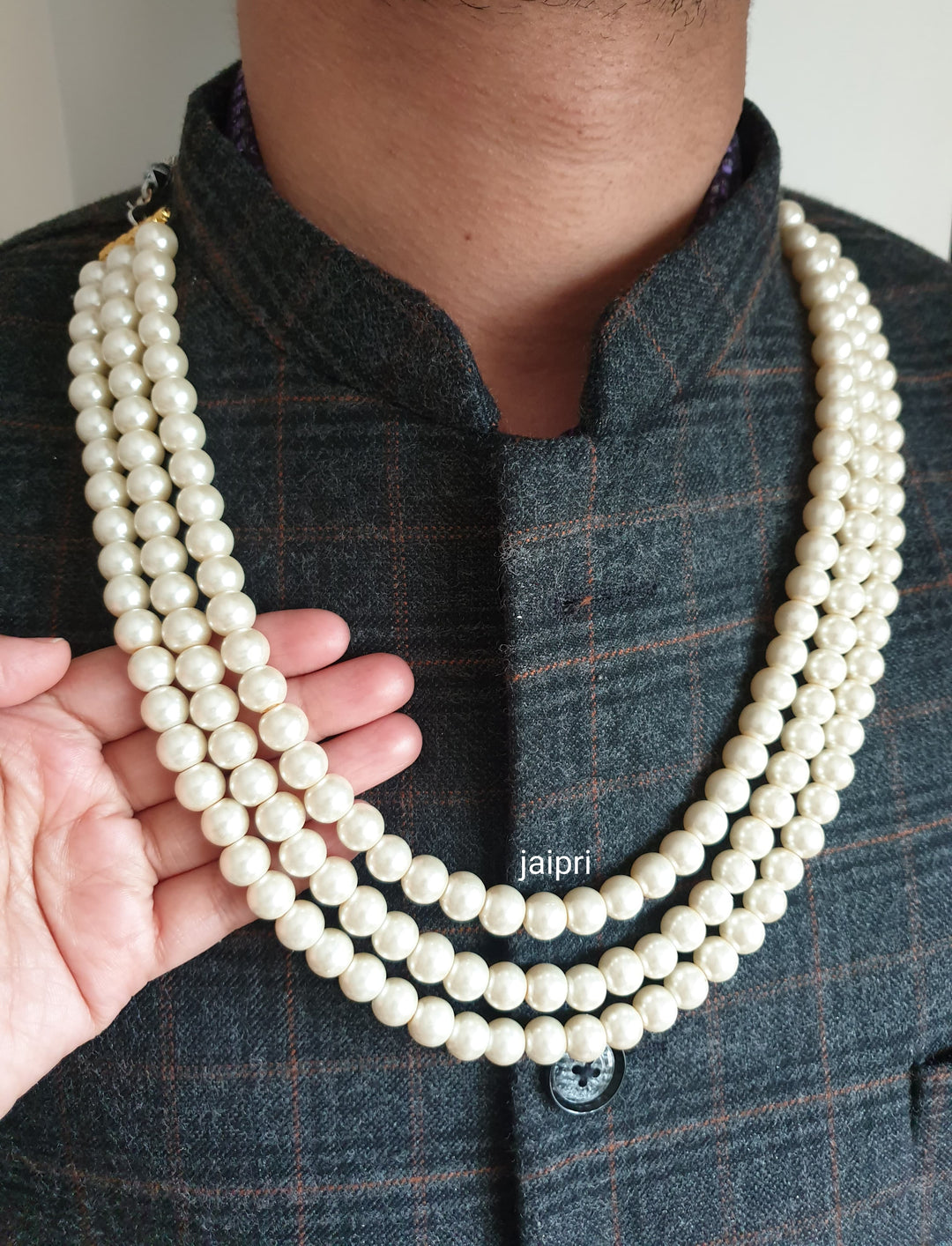 Handcrafted Floral Groom Mala | Elegant Wedding Accessory