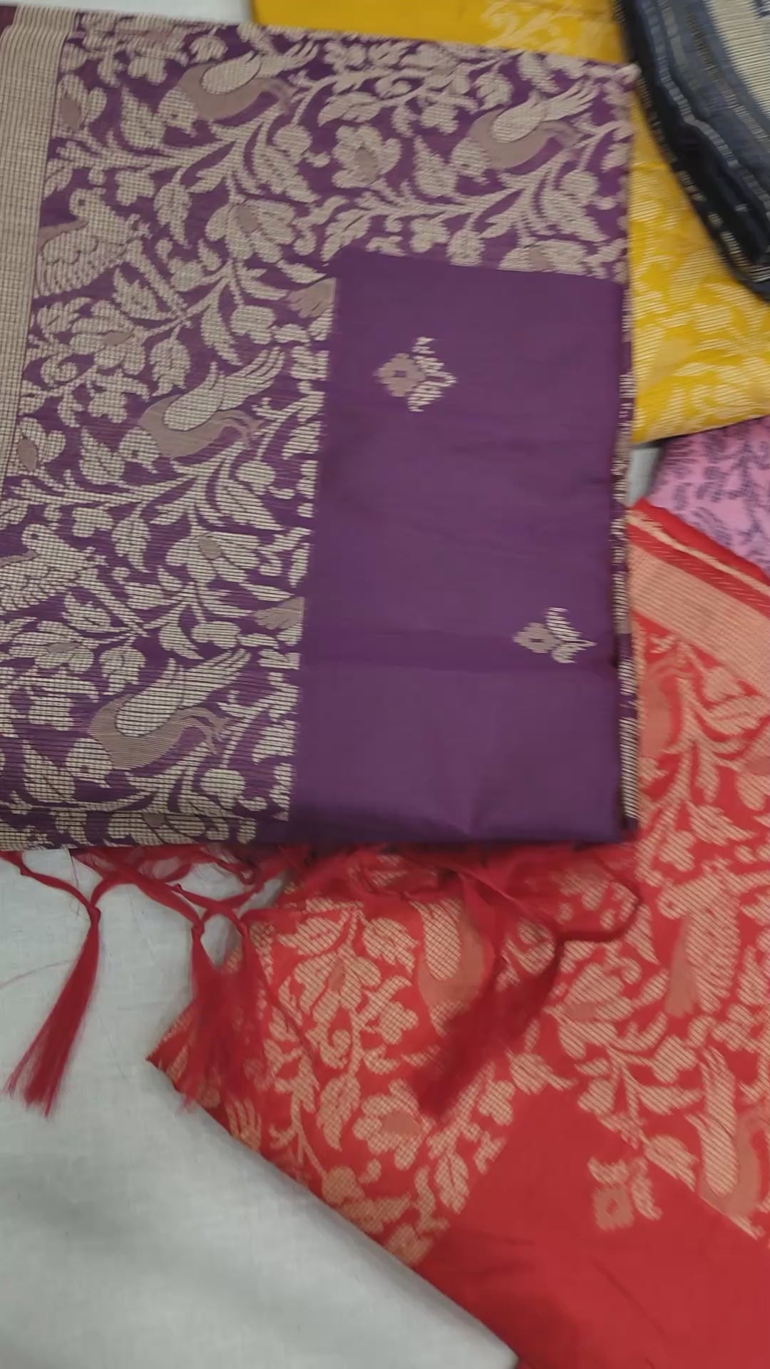 Handloom Raw Silk Saree with Weaving Butti | Traditional Indian Saadi