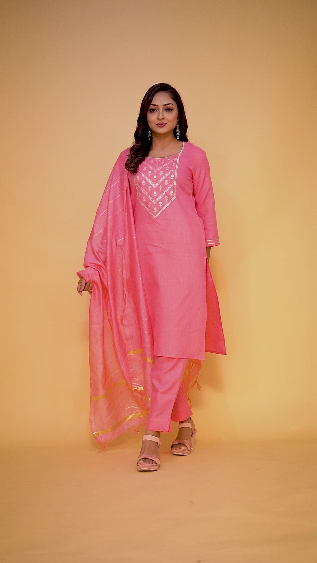 Elegant Cotton Magic Salwar Kameez with Embroidery | Elegant Ethnic Wear