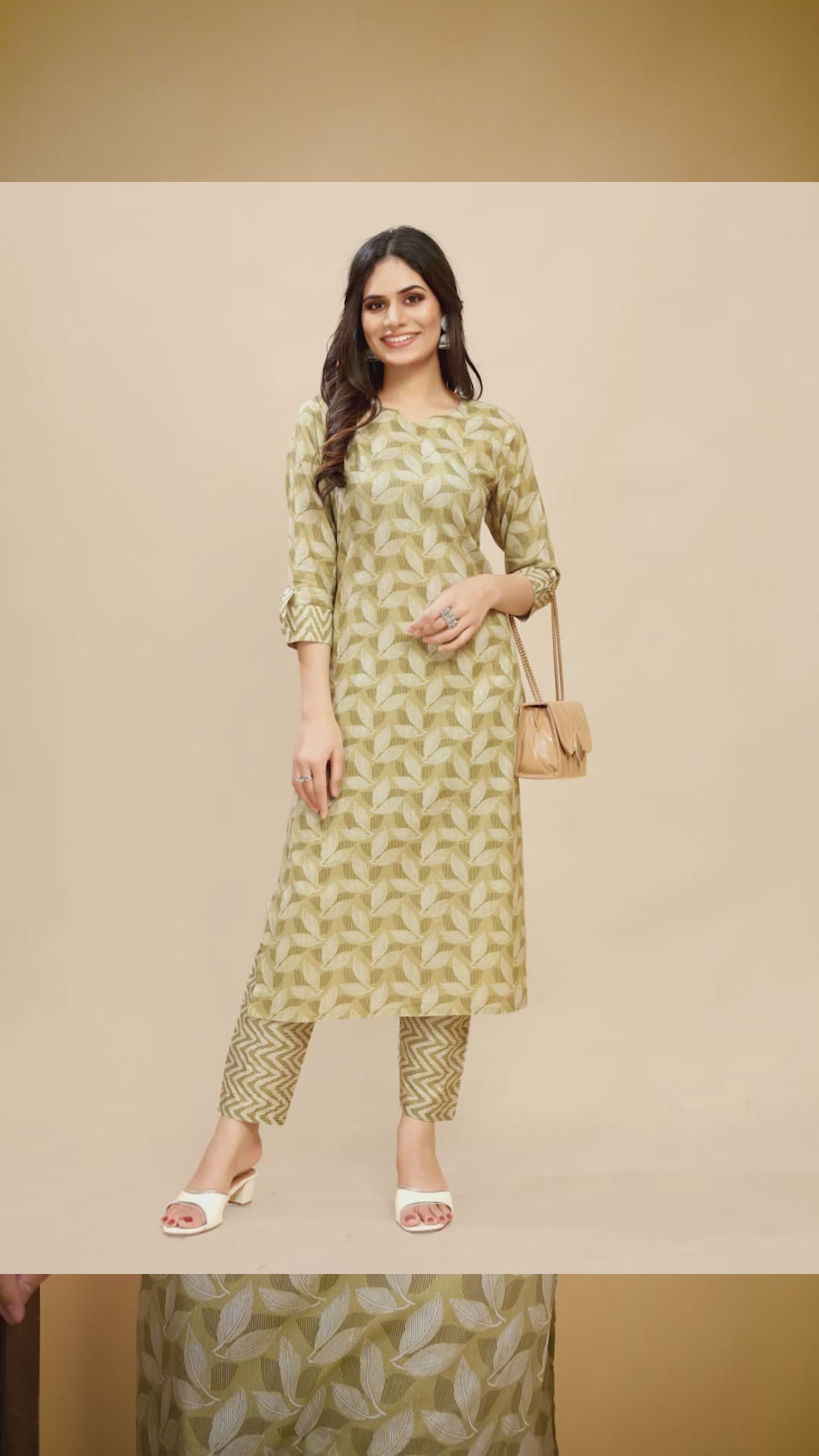 Elegant Cotton Outfit | Beautiful Kurti Set with Designer Prints