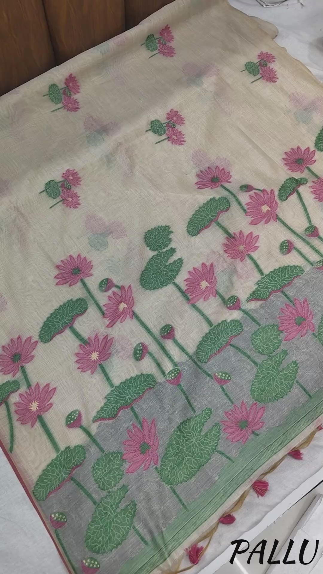 Premium Muga Silk Saree with Floral Weaving | Latest Indian Sari