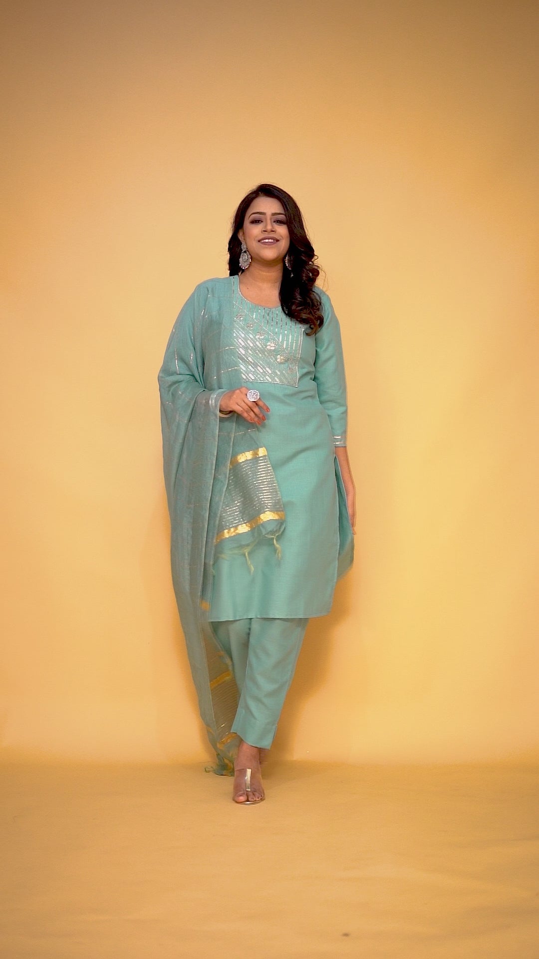 Elegant Cotton Magic Salwar Kameez with Embroidery | Elegant Ethnic Wear