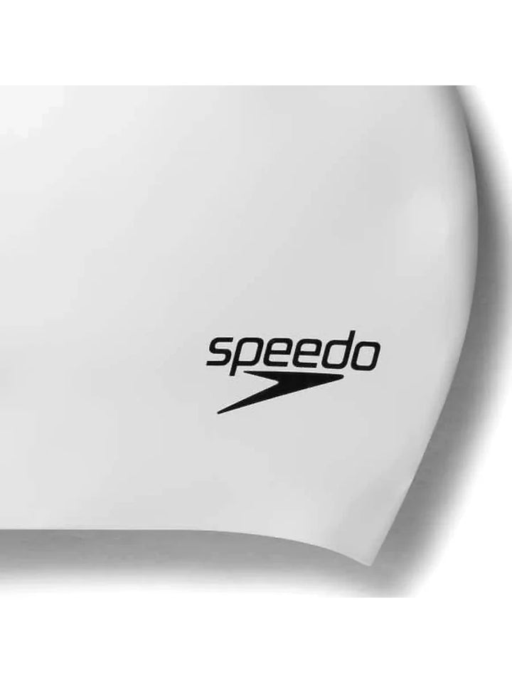 Speedo 80616814561 Plain Flat Silicone Senior Swim Cap