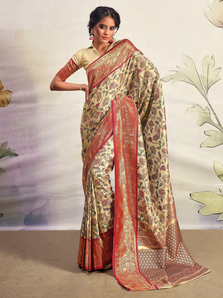 Wonderful Maroon Zari Weaving Silk Event | Perfect Traditional Outfit