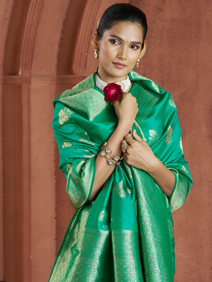 Vibrant color luxurious fabric exclusive attire crafted for elegance and style.