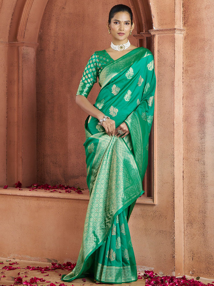 Vibrant color luxurious fabric exclusive attire crafted for elegance and style.