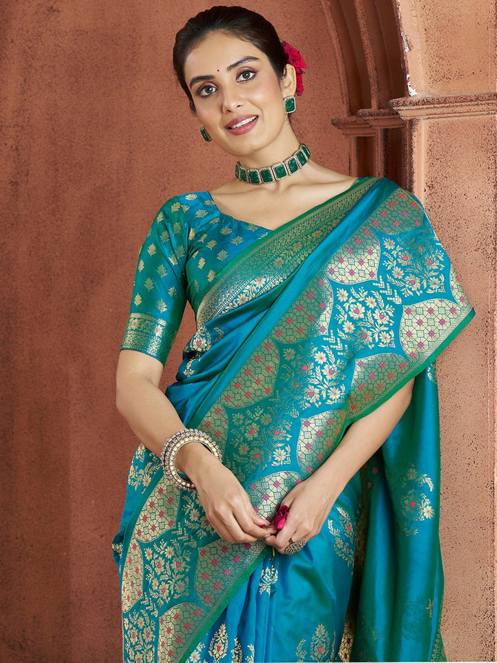 Vibrant color luxurious fabric exclusive attire crafted for elegance and style.