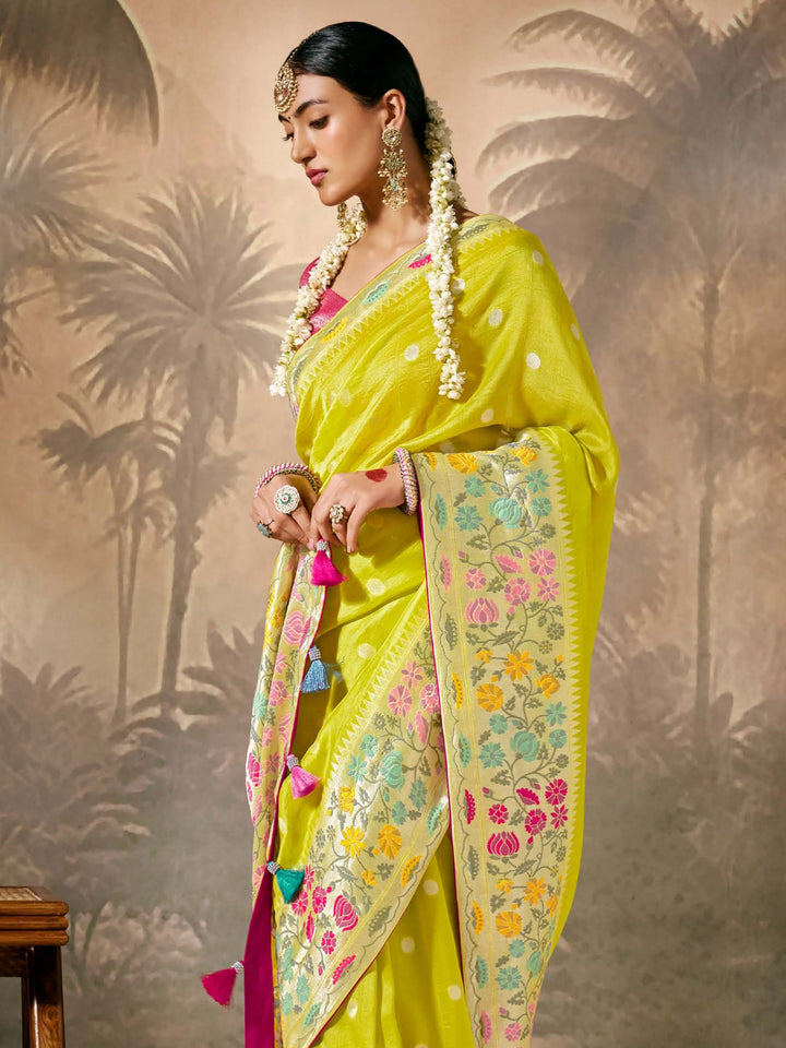 Vibrant color luxurious fabric exclusive attire crafted for elegance and style.