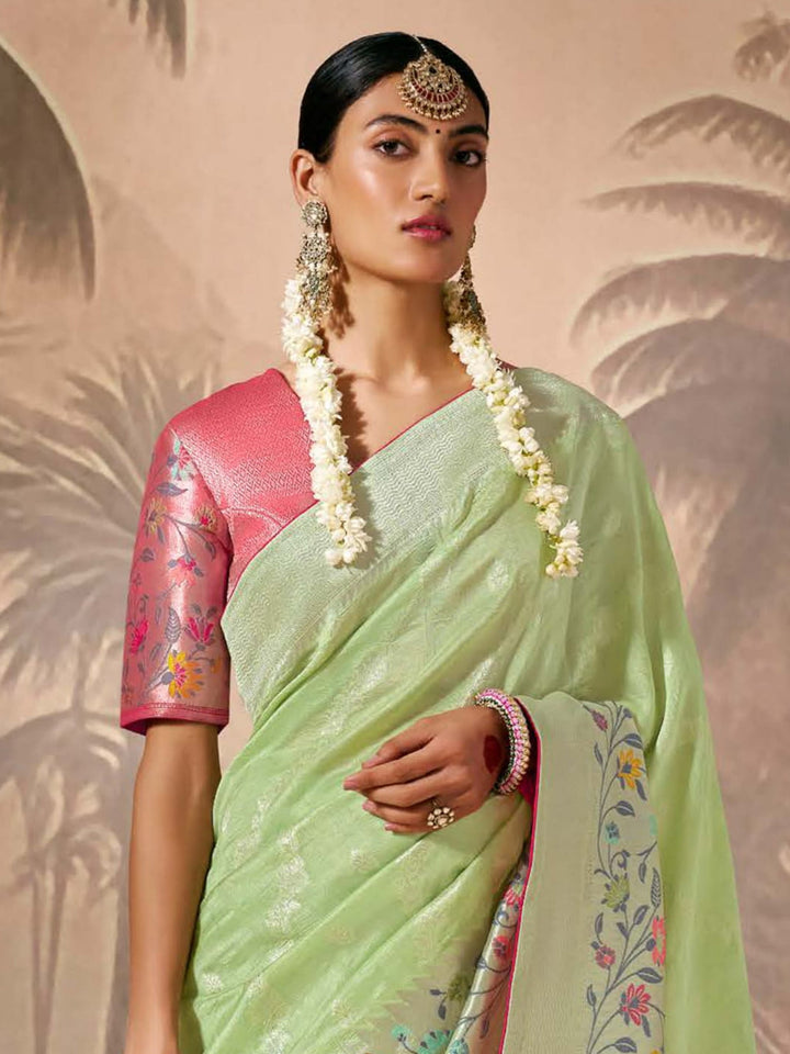 Vibrant color luxurious fabric exclusive attire crafted for elegance and style.