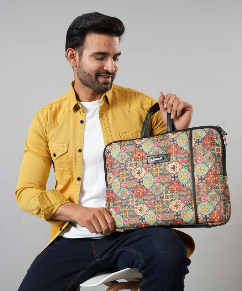 Stylish Jute Laptop Sleeve | Eco-Friendly Protection for Men & Women