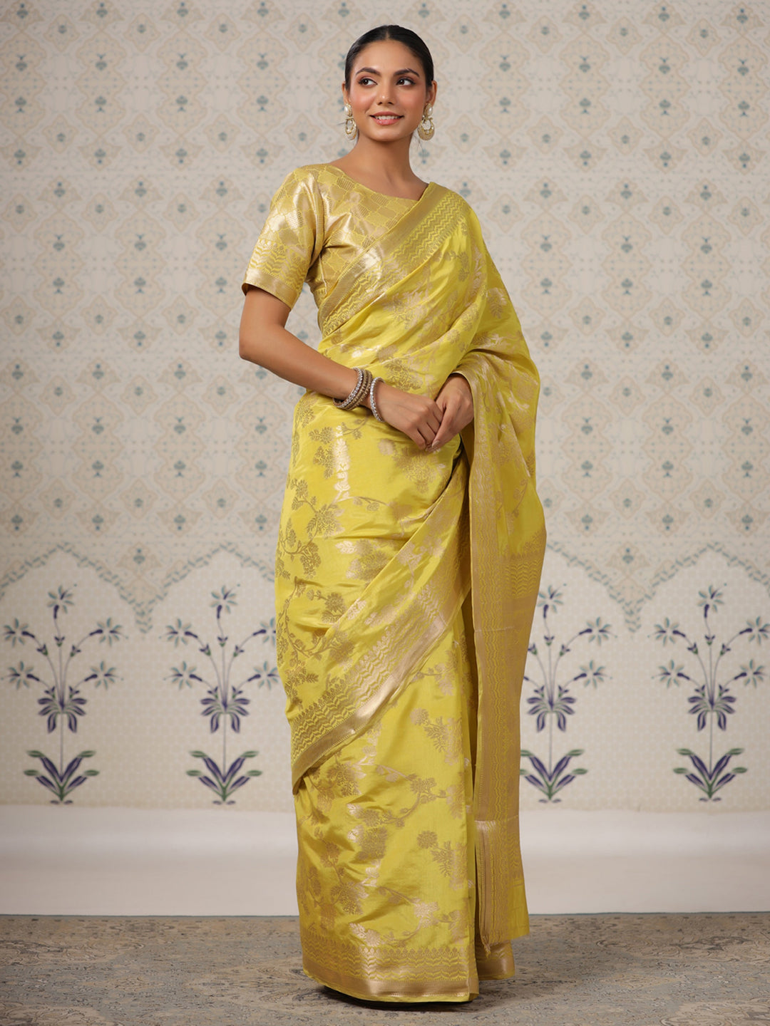 Vibrant color luxurious fabric exclusive attire crafted for elegance and style.