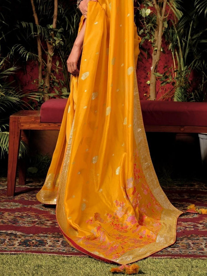 Vibrant color luxurious fabric exclusive attire crafted for elegance and style.