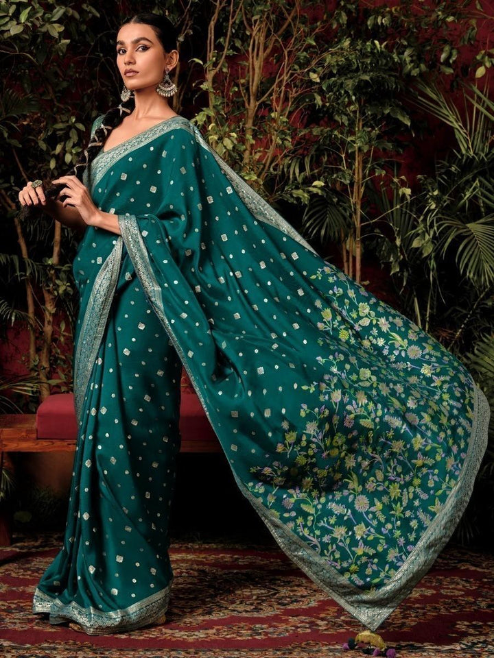 Vibrant color luxurious fabric exclusive attire crafted for elegance and style.