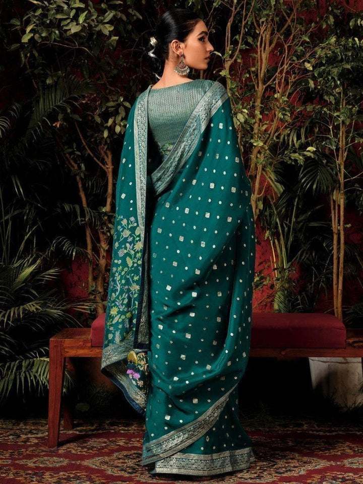 Vibrant color luxurious fabric exclusive attire crafted for elegance and style.