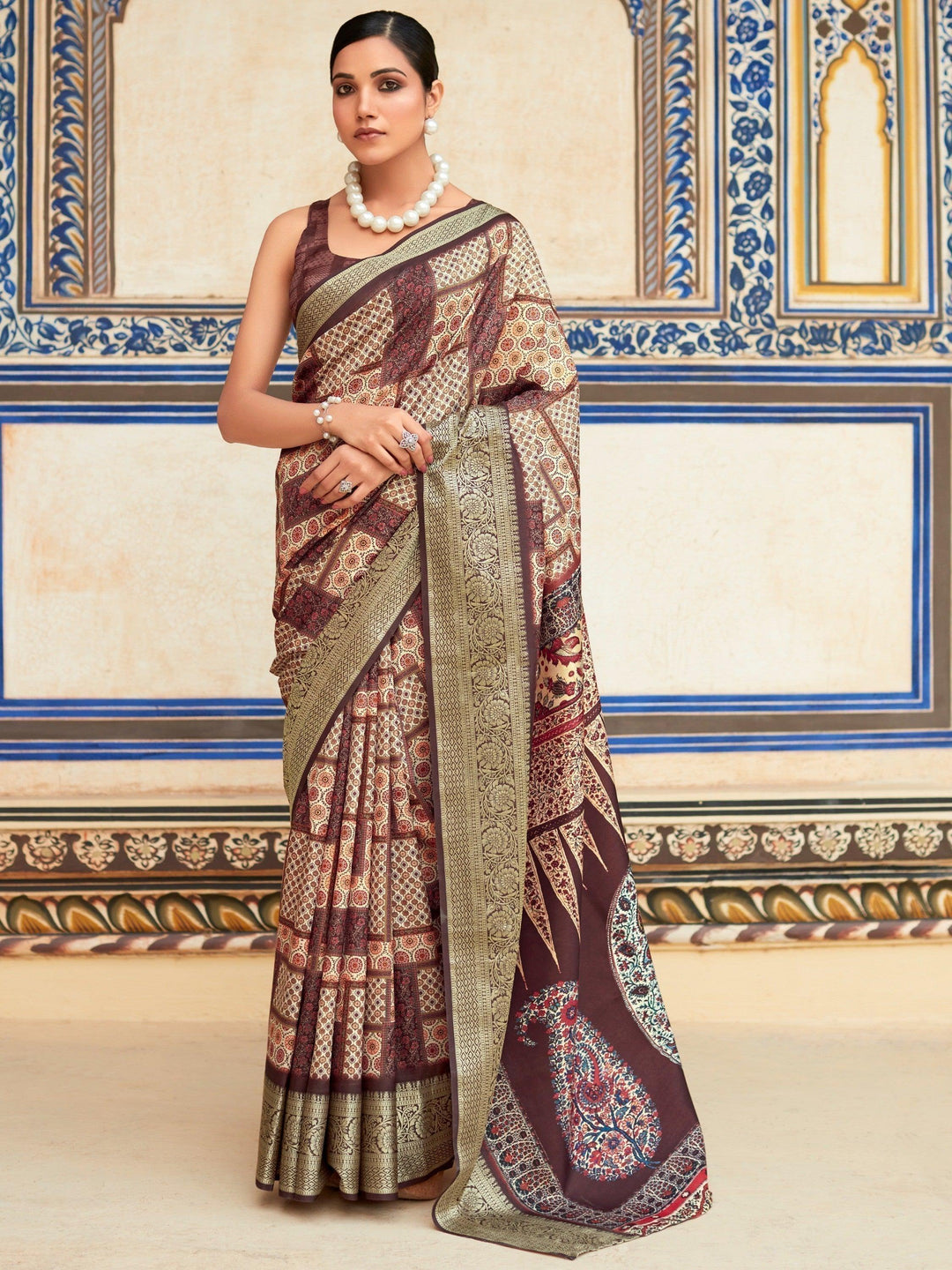 Vibrant color silk saree crafted for elegance and style.