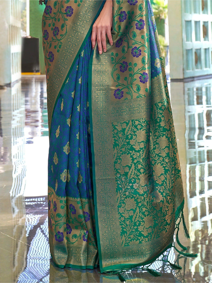 Vibrant color luxurious fabric exclusive attire crafted for elegance and style.