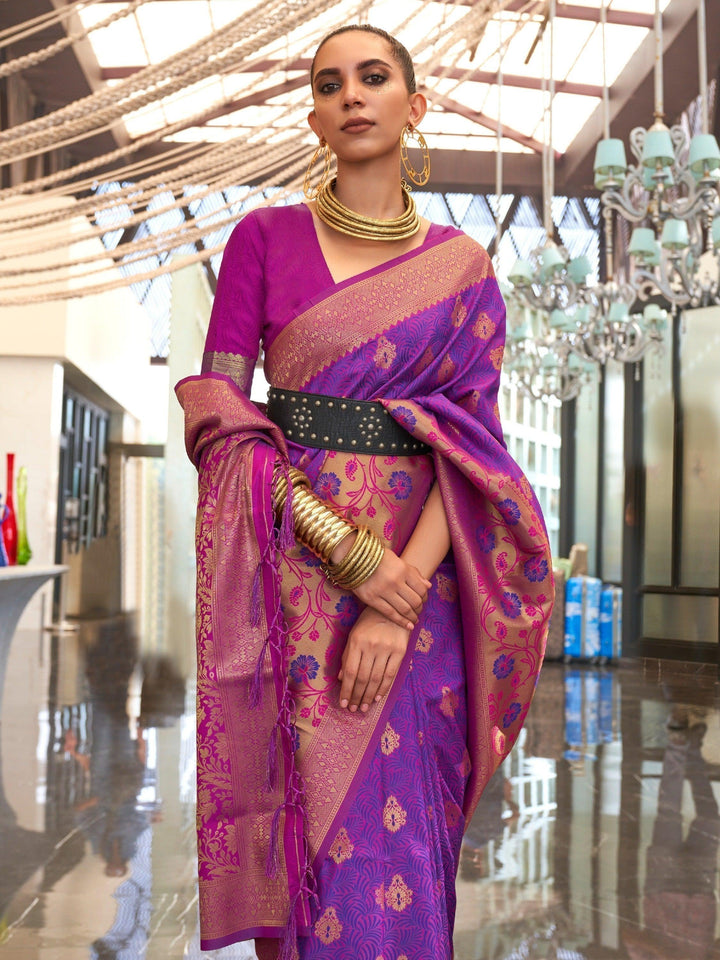 Vibrant color luxurious fabric exclusive attire crafted for elegance and style.