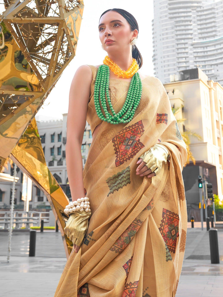 Vibrant color luxurious fabric exclusive attire crafted for elegance and style.