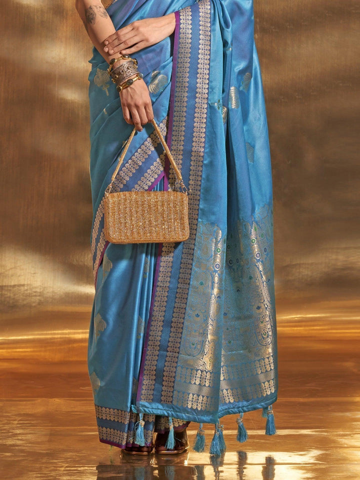 Vibrant color luxurious fabric exclusive attire crafted for elegance and style.