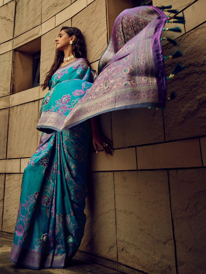 Vibrant color luxurious fabric exclusive attire crafted for elegance and style.