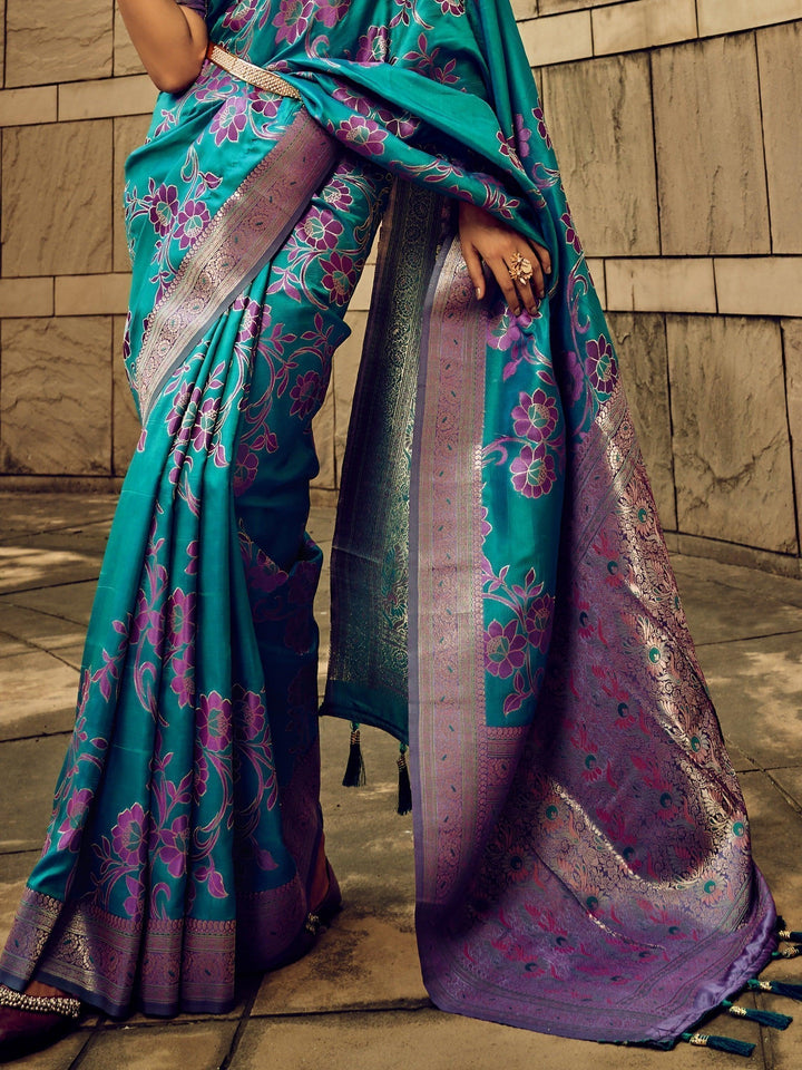 Vibrant color luxurious fabric exclusive attire crafted for elegance and style.