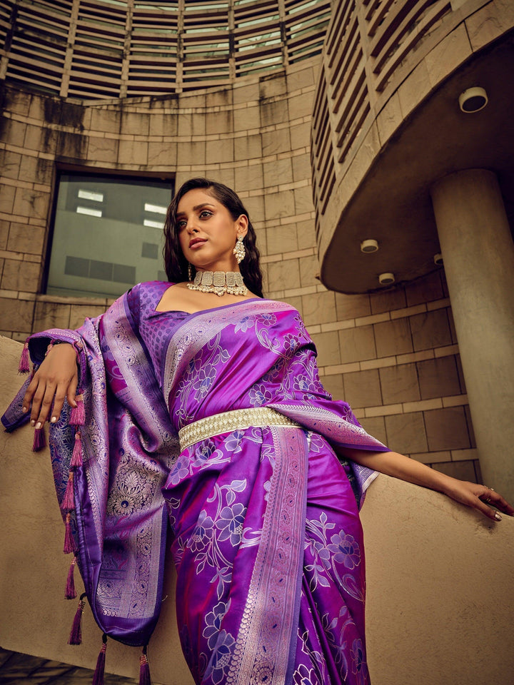 Vibrant color luxurious fabric exclusive attire crafted for elegance and style.