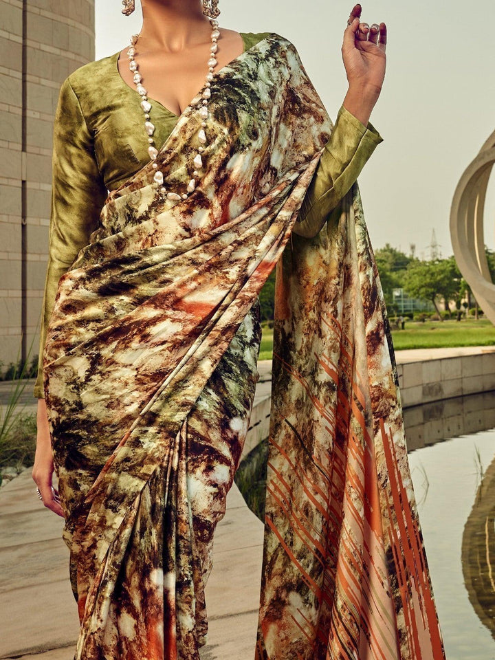 Vibrant color luxurious fabric exclusive attire crafted for elegance and style.