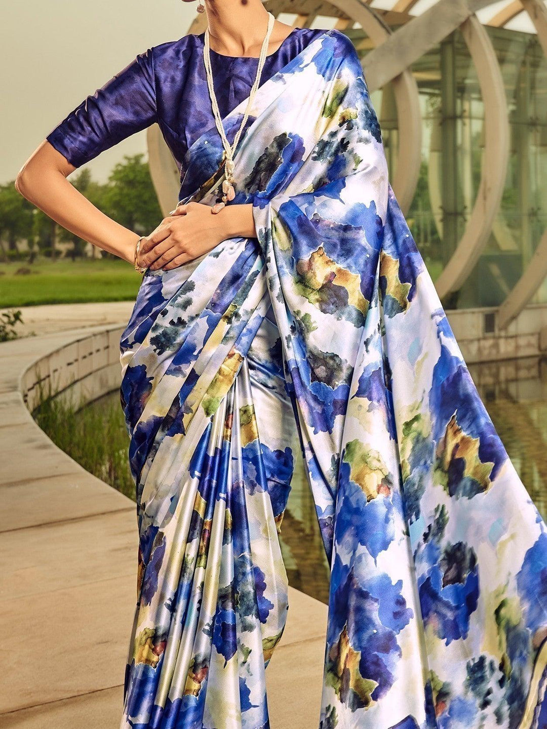 Vibrant color luxurious fabric exclusive attire crafted for elegance and style.