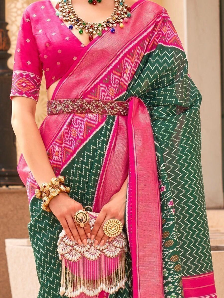 Vibrant color luxurious fabric exclusive attire crafted for elegance and style.