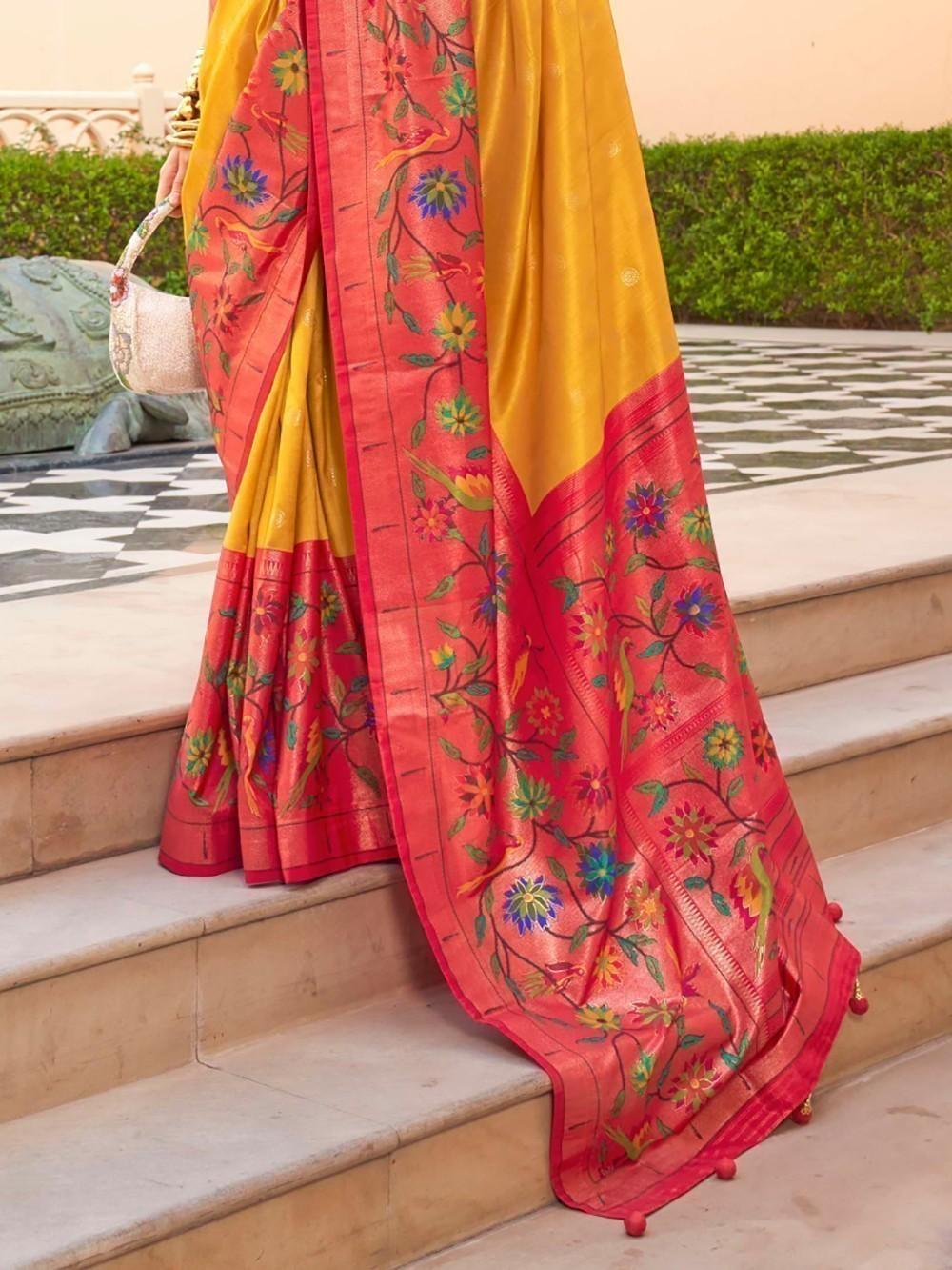 Vibrant color luxurious fabric exclusive attire crafted for elegance and style.