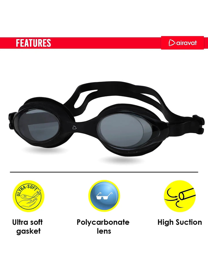 Airavat 1002 Swimming Goggles for Kids: UV Protection and Designed for Young Swimmers with Comfort and Safety in Mind