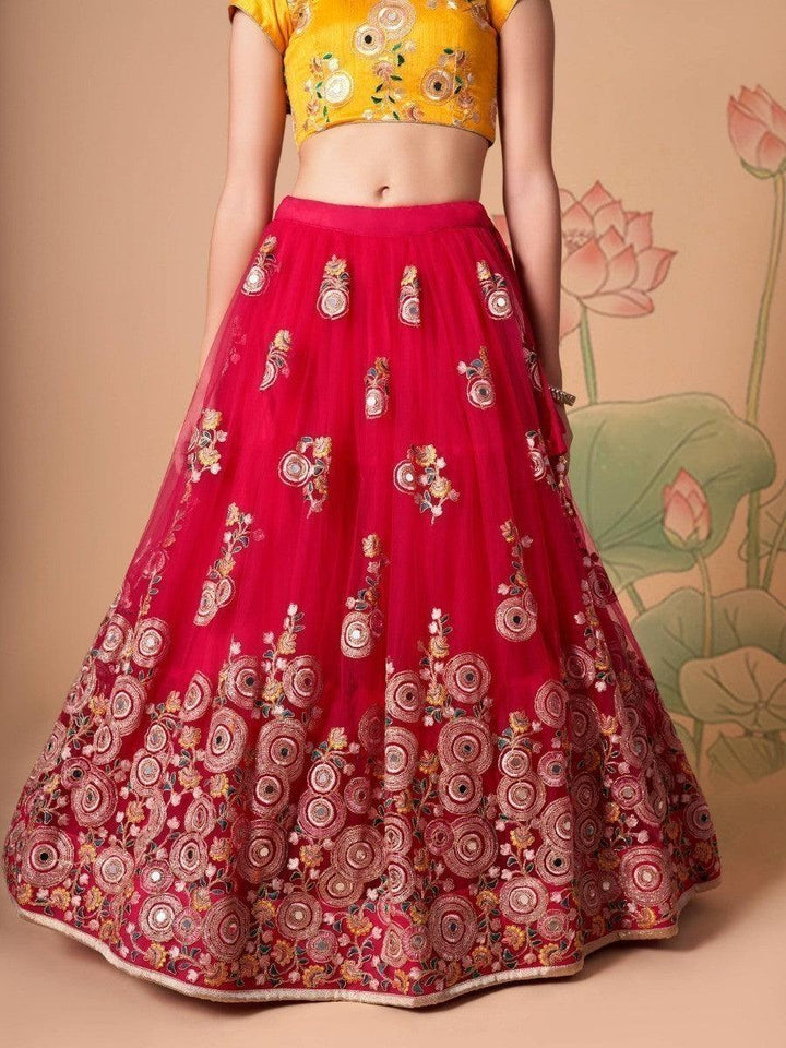 Stunning hot pink bridal lehenga for weddings and receptions.