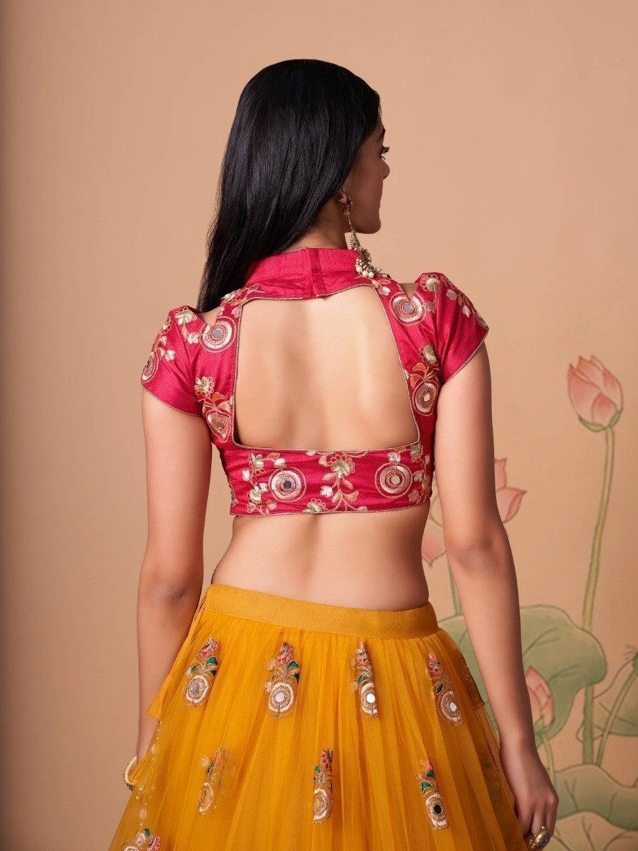 Stunning yellow bridal lehenga for weddings and ceremonies.