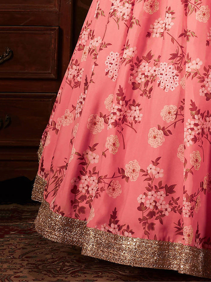 Sabyasachi Inspired Pink Lehenga | Bridal Lehenga Choli Set