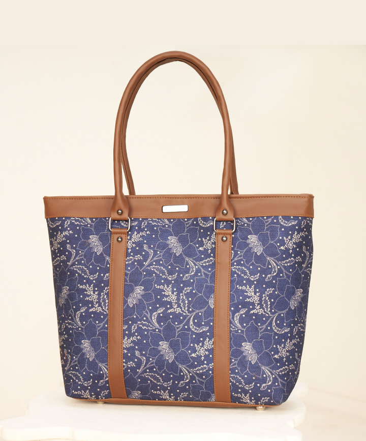 Artistic Printed Polycotton Canvas Tote Bag | Versatile Style for Everyday Use