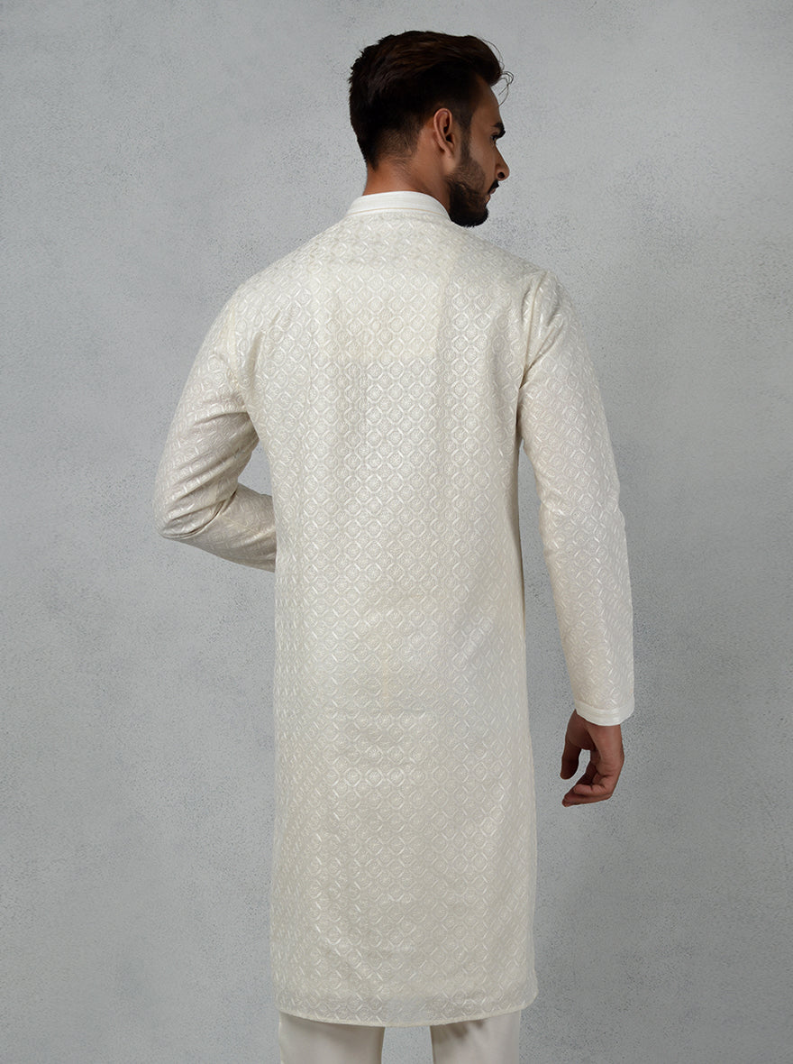 Unique embroidered kurta pajama for cultural events.