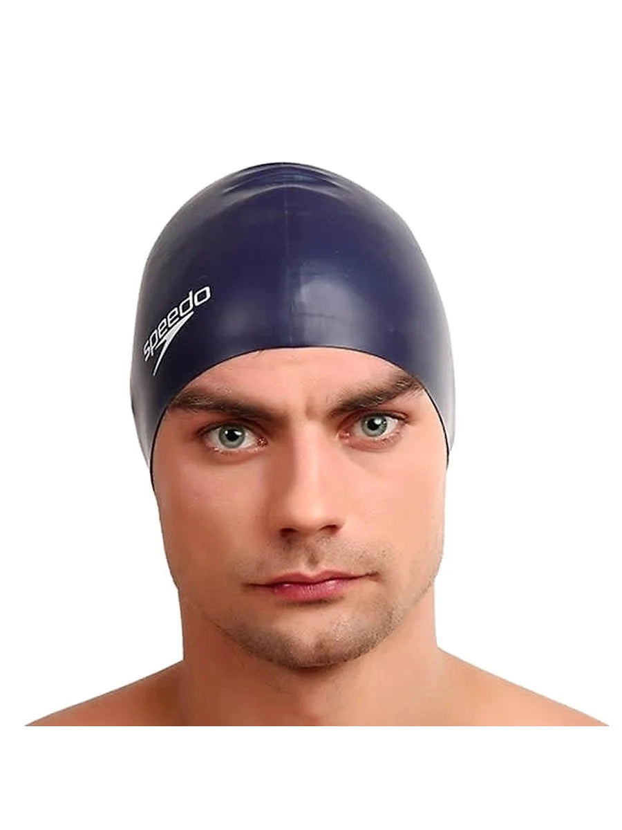 Speedo Flat Silicon Cap Navy