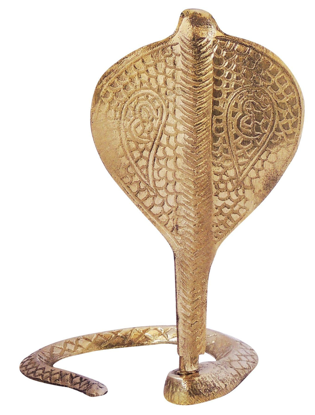 Brass Snake Figurine | Pooja Items for Home Decor and Worship