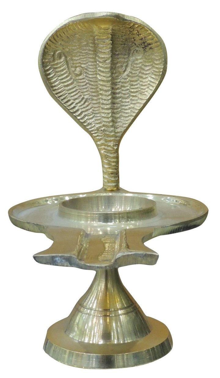 Brass Jaladhari & Argha Shivling - 2x6x7 Inch | Pooja Items